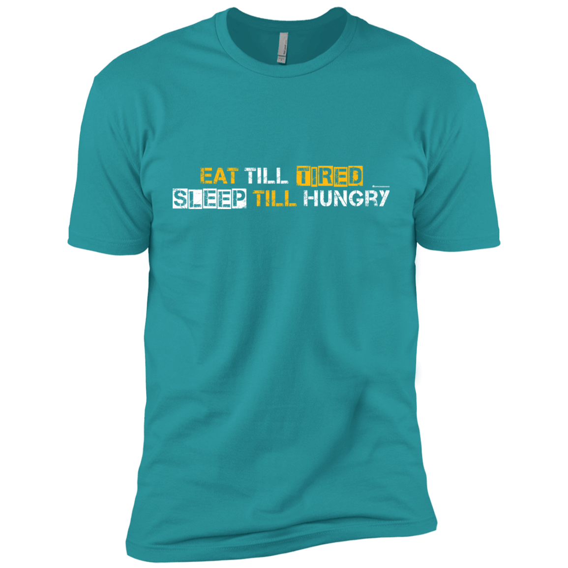 T-Shirts Tahiti Blue / X-Small Food Sleep Loop Men's Premium T-Shirt