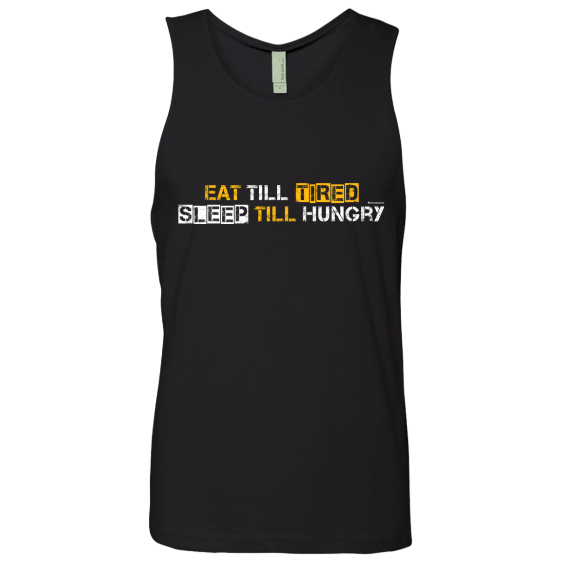 T-Shirts Black / Small Food Sleep Loop Men's Premium Tank Top