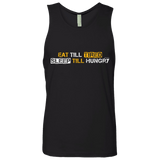 T-Shirts Black / Small Food Sleep Loop Men's Premium Tank Top