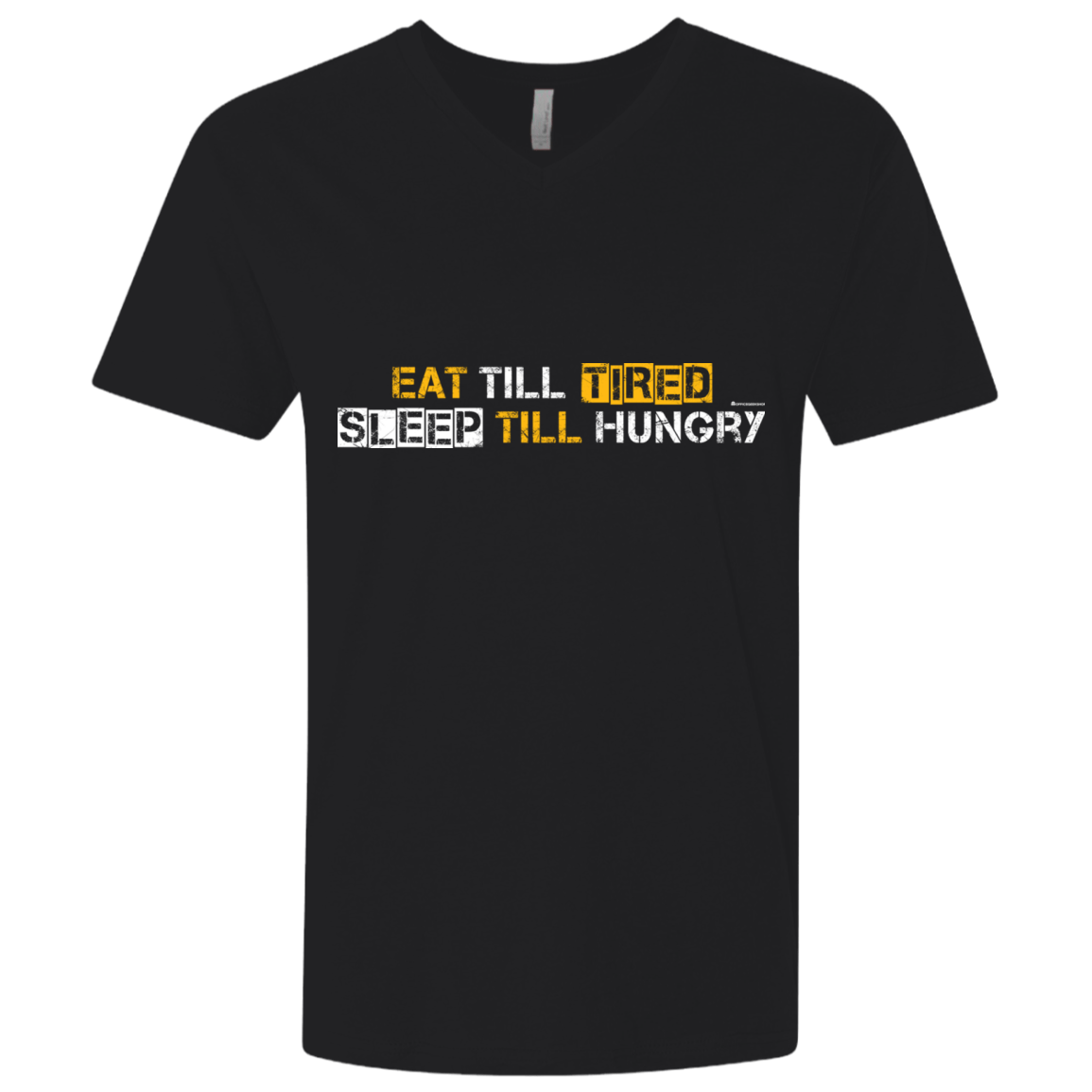 T-Shirts Black / X-Small Food Sleep Loop Men's Premium V-Neck