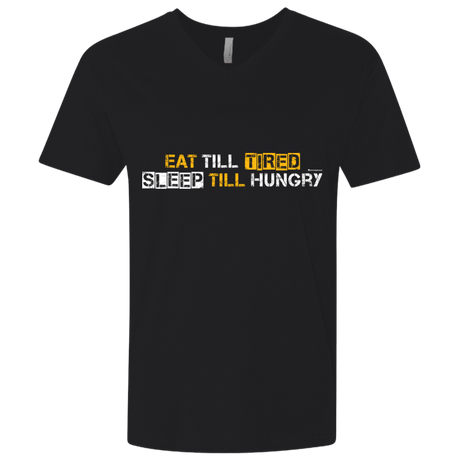 T-Shirts Black / X-Small Food Sleep Loop Men's Premium V-Neck