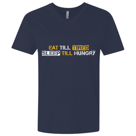 T-Shirts Midnight Navy / X-Small Food Sleep Loop Men's Premium V-Neck