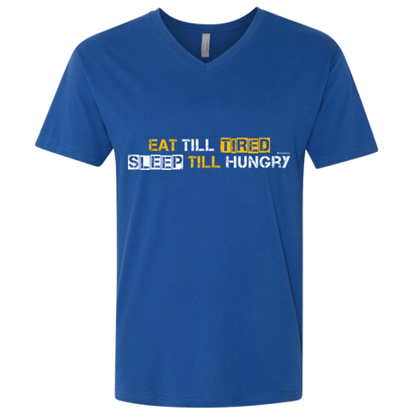T-Shirts Royal / X-Small Food Sleep Loop Men's Premium V-Neck