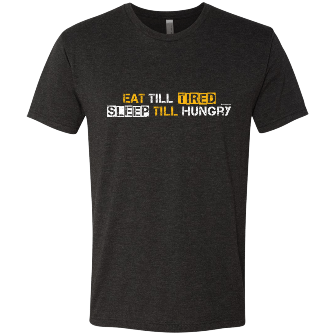 T-Shirts Vintage Black / Small Food Sleep Loop Men's Triblend T-Shirt