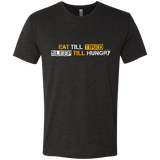 T-Shirts Vintage Black / Small Food Sleep Loop Men's Triblend T-Shirt