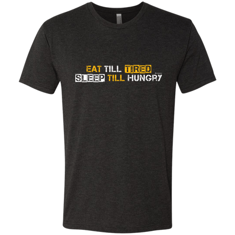 T-Shirts Vintage Black / Small Food Sleep Loop Men's Triblend T-Shirt