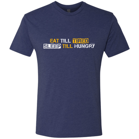 T-Shirts Vintage Navy / Small Food Sleep Loop Men's Triblend T-Shirt