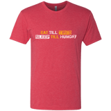 T-Shirts Vintage Red / Small Food Sleep Loop Men's Triblend T-Shirt