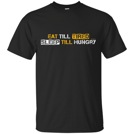 T-Shirts Black / Small Food Sleep Loop T-Shirt