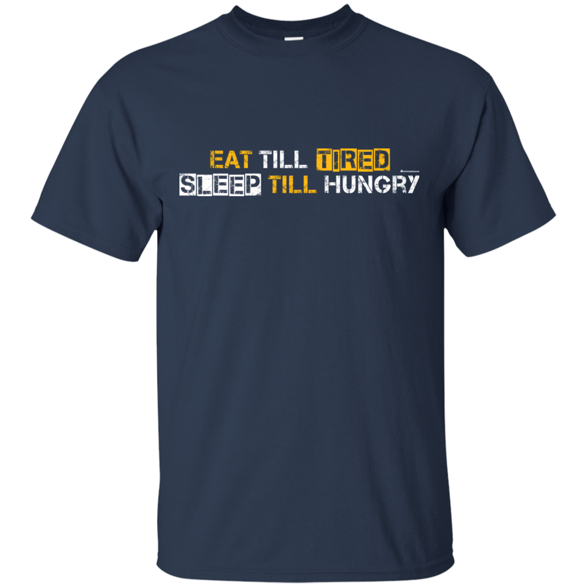 T-Shirts Navy / Small Food Sleep Loop T-Shirt