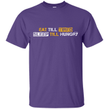 T-Shirts Purple / Small Food Sleep Loop T-Shirt