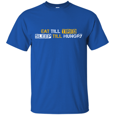 T-Shirts Royal / Small Food Sleep Loop T-Shirt