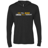 T-Shirts Vintage Black / X-Small Food Sleep Loop Triblend Long Sleeve Hoodie Tee