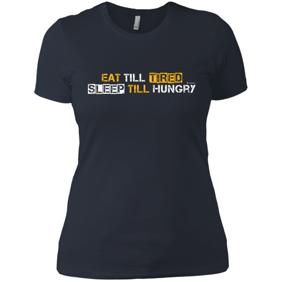 T-Shirts Indigo / X-Small Food Sleep Loop Women's Premium T-Shirt