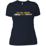 T-Shirts Midnight Navy / X-Small Food Sleep Loop Women's Premium T-Shirt