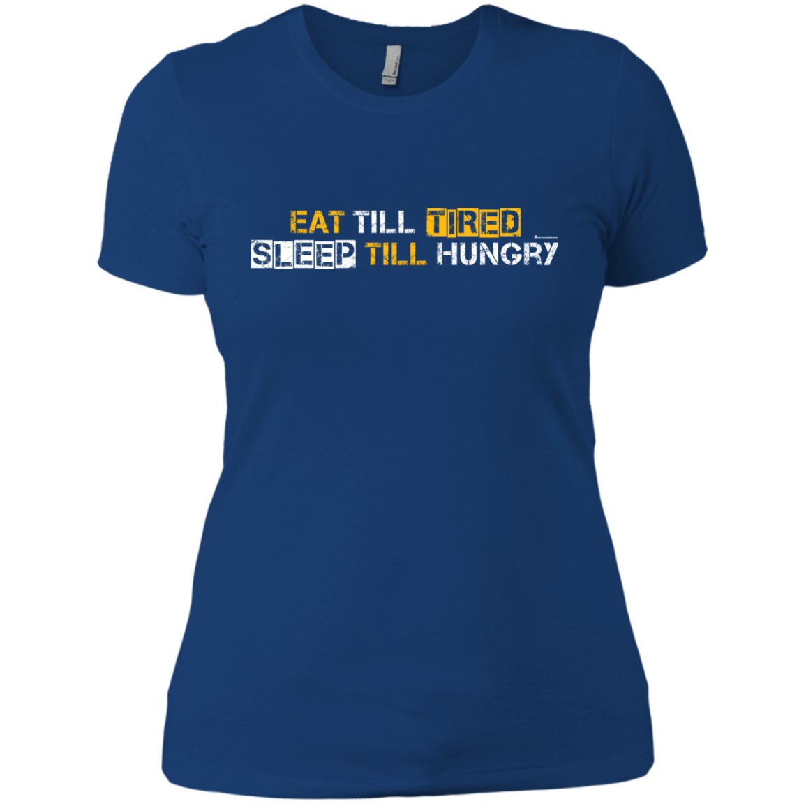 T-Shirts Royal / X-Small Food Sleep Loop Women's Premium T-Shirt