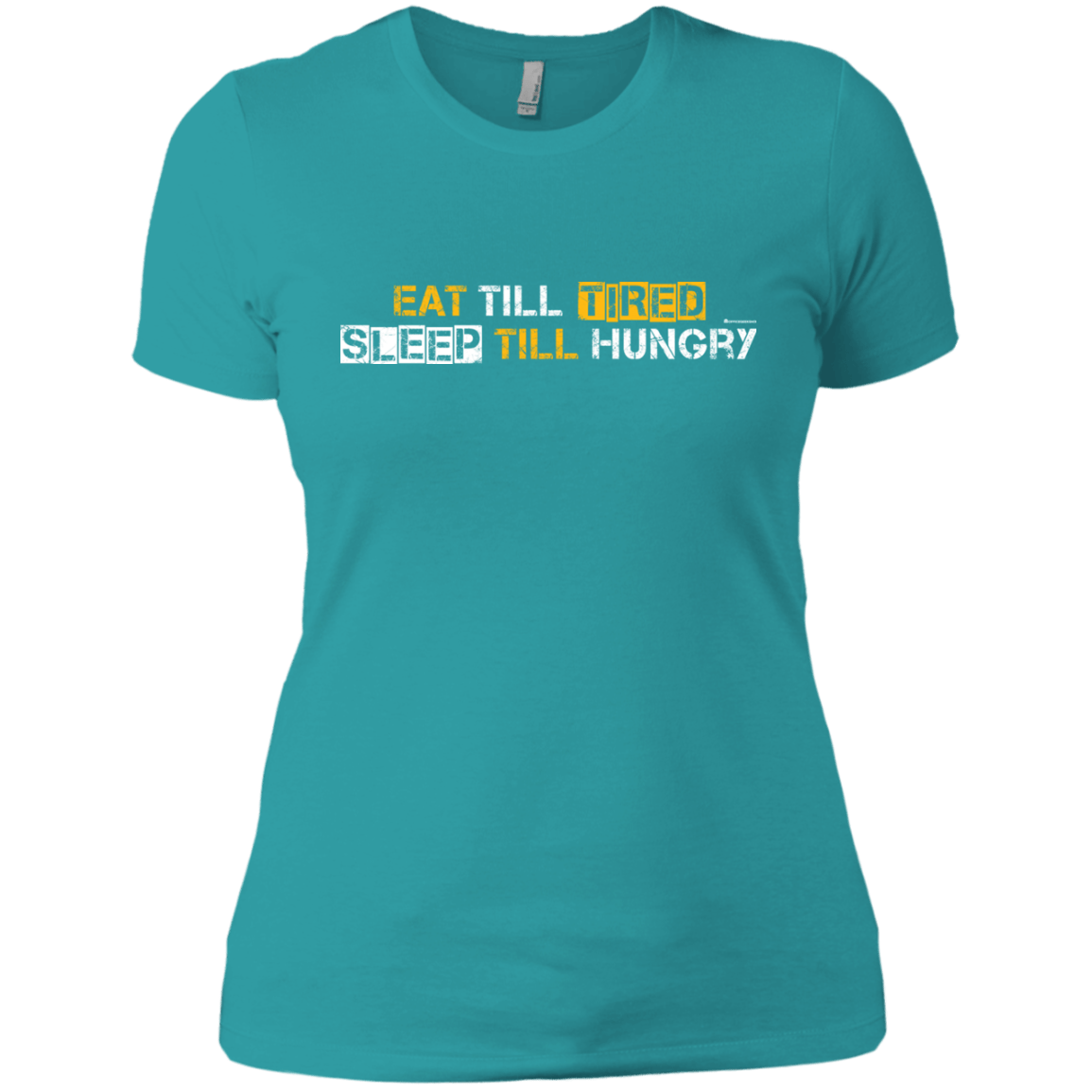 T-Shirts Tahiti Blue / X-Small Food Sleep Loop Women's Premium T-Shirt