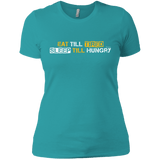 T-Shirts Tahiti Blue / X-Small Food Sleep Loop Women's Premium T-Shirt