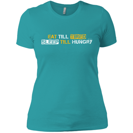 T-Shirts Tahiti Blue / X-Small Food Sleep Loop Women's Premium T-Shirt