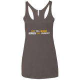 T-Shirts Macchiato / X-Small Food Sleep Loop Women's Triblend Racerback Tank