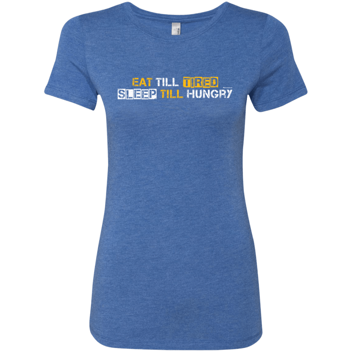 T-Shirts Vintage Royal / Small Food Sleep Loop Women's Triblend T-Shirt