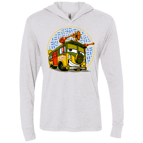 T-Shirts Heather White / X-Small Foot Stinks Triblend Long Sleeve Hoodie Tee