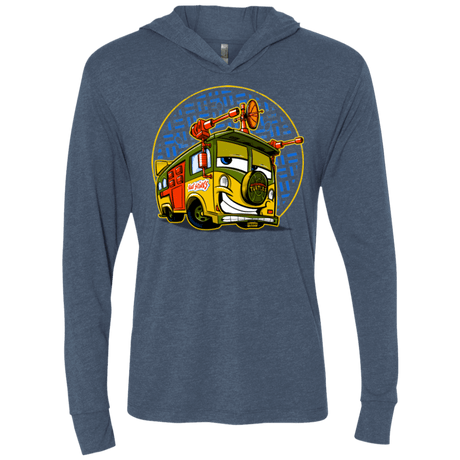 T-Shirts Indigo / X-Small Foot Stinks Triblend Long Sleeve Hoodie Tee