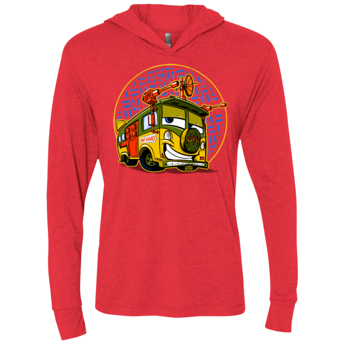 T-Shirts Vintage Red / X-Small Foot Stinks Triblend Long Sleeve Hoodie Tee