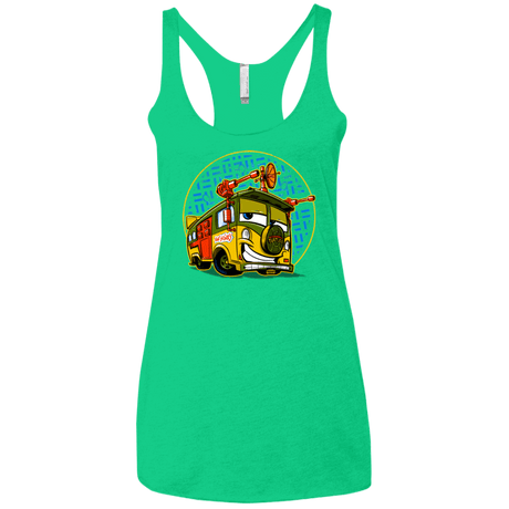 T-Shirts Envy / X-Small Foot Stinks Women's Triblend Racerback Tank