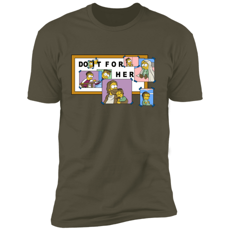 T-Shirts Military Green / S For Her Men's Premium T-Shirt