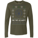 T-Shirts Military Green / Small For The Alliance Men's Premium Long Sleeve