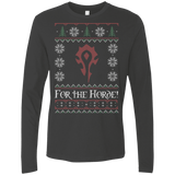 T-Shirts Heavy Metal / Small For The Horde Men's Premium Long Sleeve