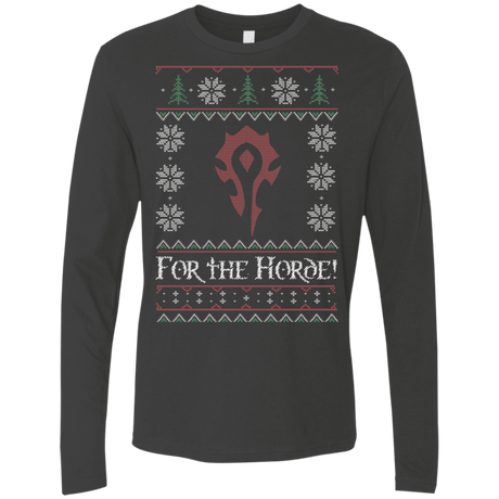 T-Shirts Heavy Metal / Small For The Horde Men's Premium Long Sleeve