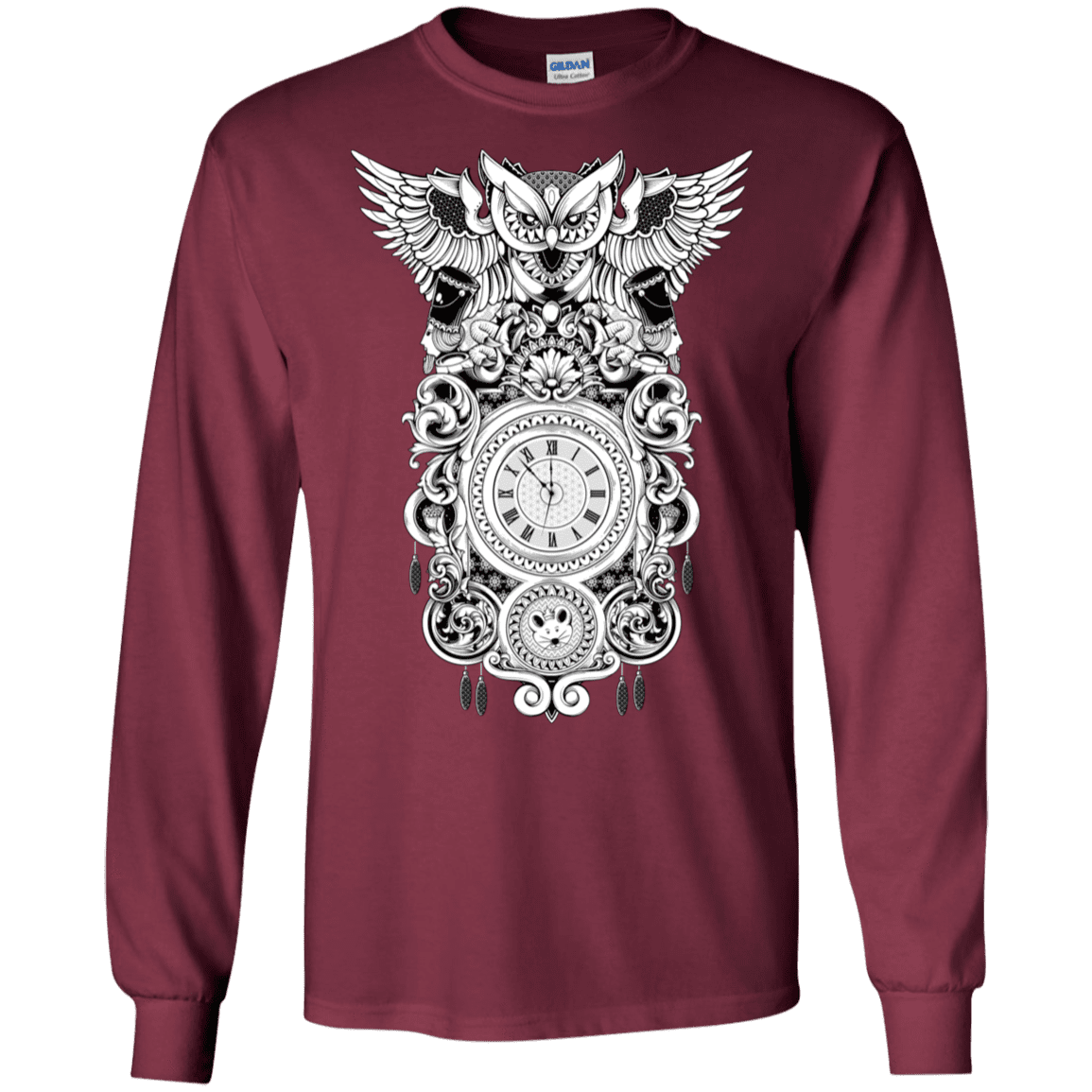 T-Shirts Maroon / S Forbidden Dream Men's Long Sleeve T-Shirt