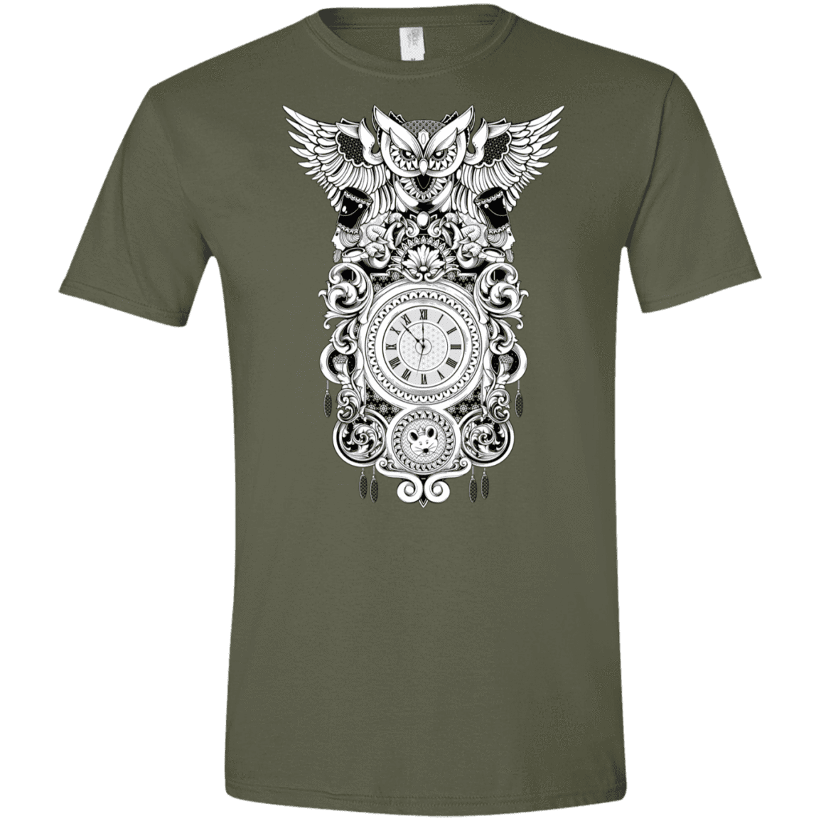 T-Shirts Military Green / S Forbidden Dream Men's Semi-Fitted Softstyle