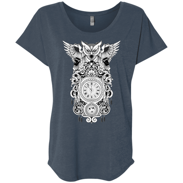 T-Shirts Indigo / X-Small Forbidden Dream Triblend Dolman Sleeve