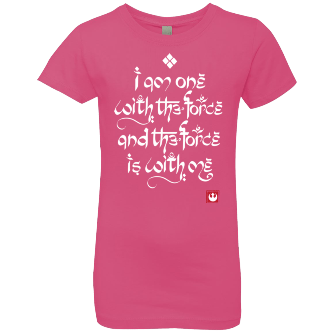 T-Shirts Hot Pink / YXS Force Mantra White Girls Premium T-Shirt