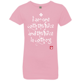 T-Shirts Light Pink / YXS Force Mantra White Girls Premium T-Shirt