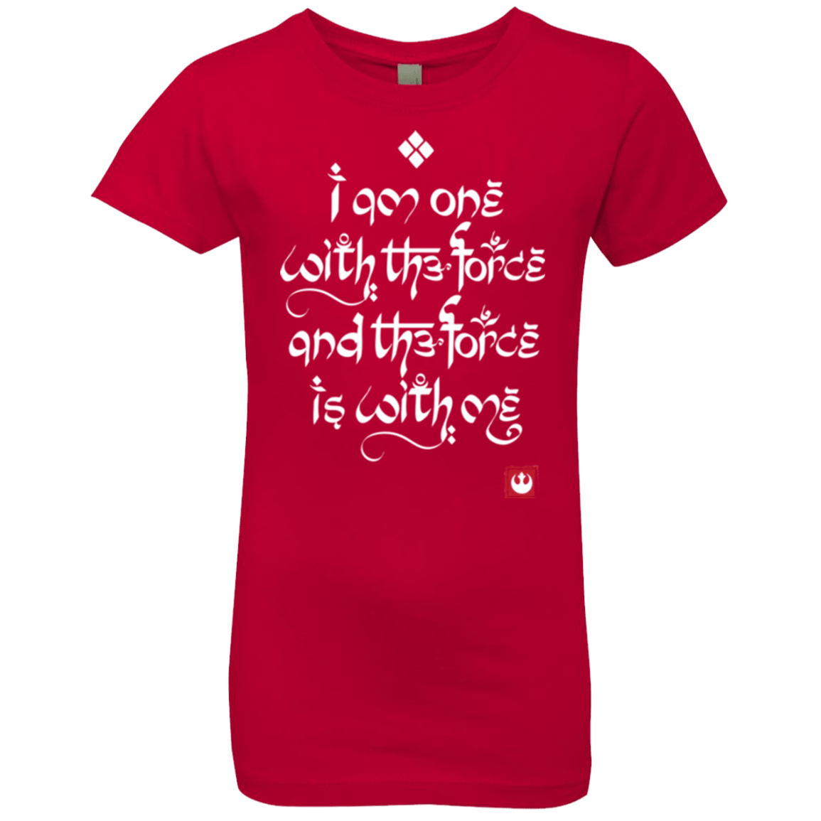T-Shirts Red / YXS Force Mantra White Girls Premium T-Shirt