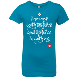 T-Shirts Turquoise / YXS Force Mantra White Girls Premium T-Shirt