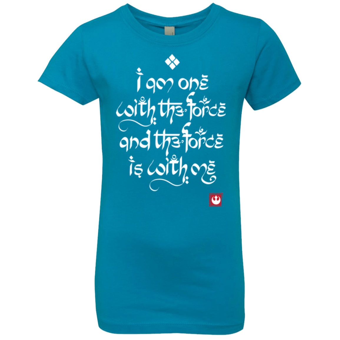 T-Shirts Turquoise / YXS Force Mantra White Girls Premium T-Shirt