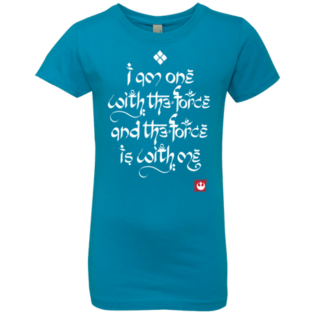 T-Shirts Turquoise / YXS Force Mantra White Girls Premium T-Shirt