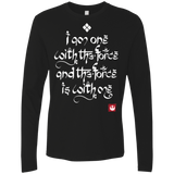 T-Shirts Black / Small Force Mantra White Men's Premium Long Sleeve