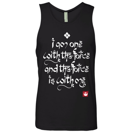 T-Shirts Black / Small Force Mantra White Men's Premium Tank Top