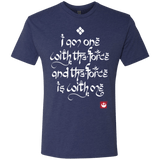 T-Shirts Vintage Navy / Small Force Mantra White Men's Triblend T-Shirt