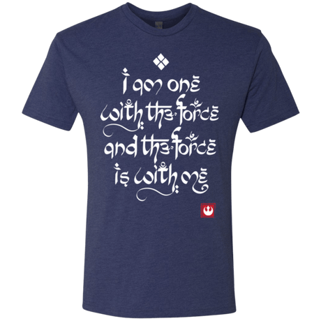 T-Shirts Vintage Navy / Small Force Mantra White Men's Triblend T-Shirt