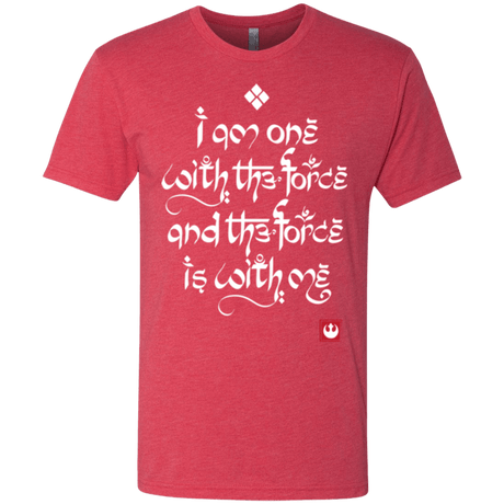 T-Shirts Vintage Red / Small Force Mantra White Men's Triblend T-Shirt