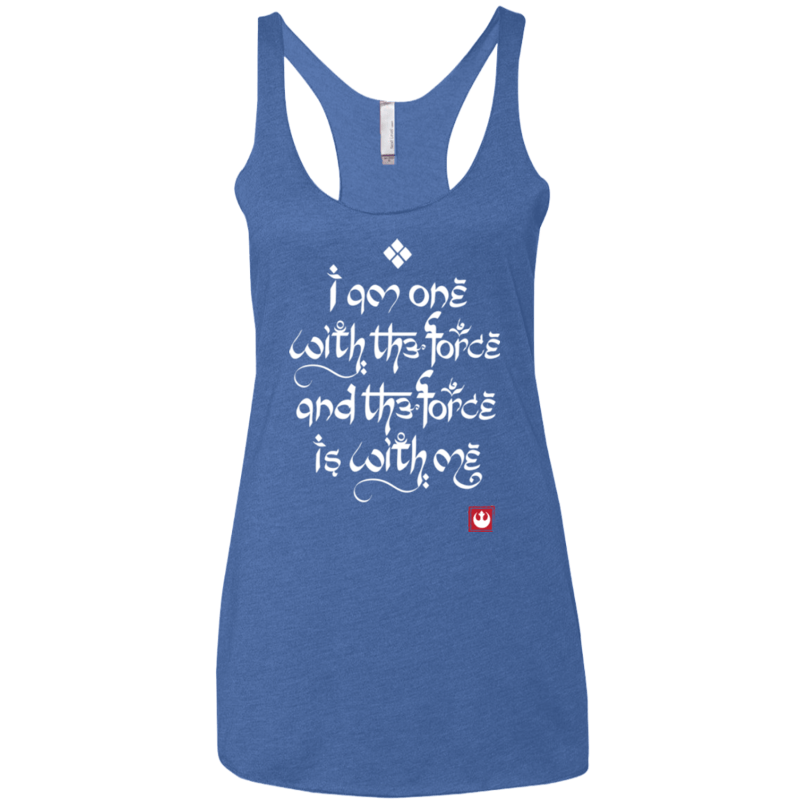 T-Shirts Vintage Royal / X-Small Force Mantra White Women's Triblend Racerback Tank