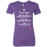 T-Shirts Purple Rush / Small Force Mantra White Women's Triblend T-Shirt