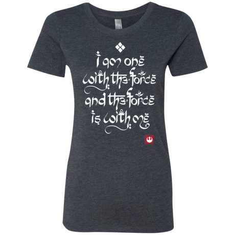 T-Shirts Vintage Navy / Small Force Mantra White Women's Triblend T-Shirt